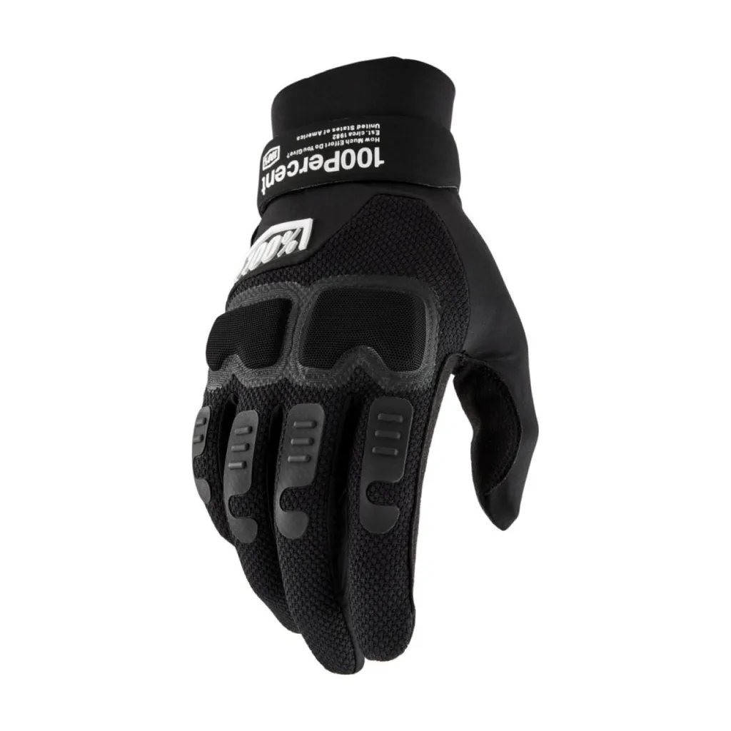 Gants de vélo 100% SPEEDLAB LANGDALE - Gants longs Noir Taille S