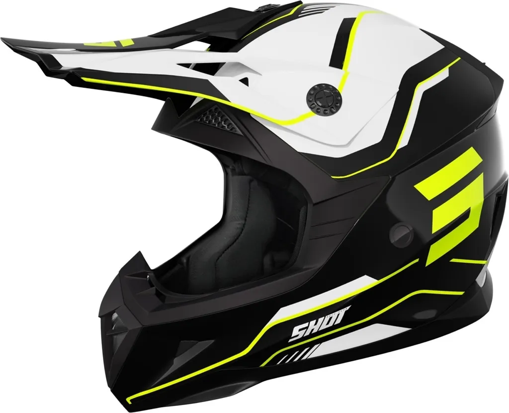 Casque Shot Pulse Lines XL : Sécurité et Confort sans Buée pour le Cross