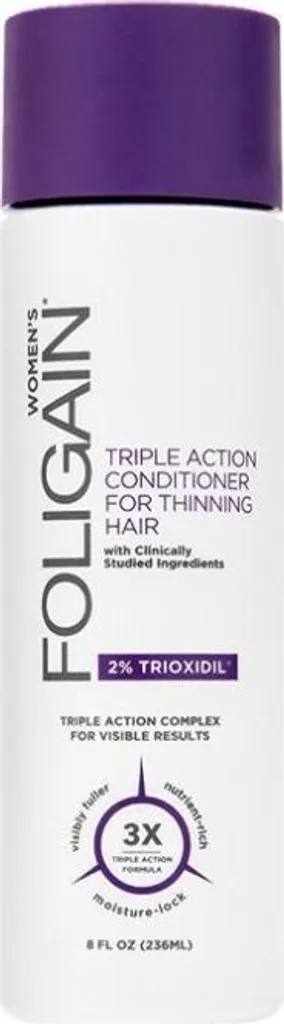 Soin Foligain Femme Cheveux Clairsemés Trioxidil 2% Volume 236ml