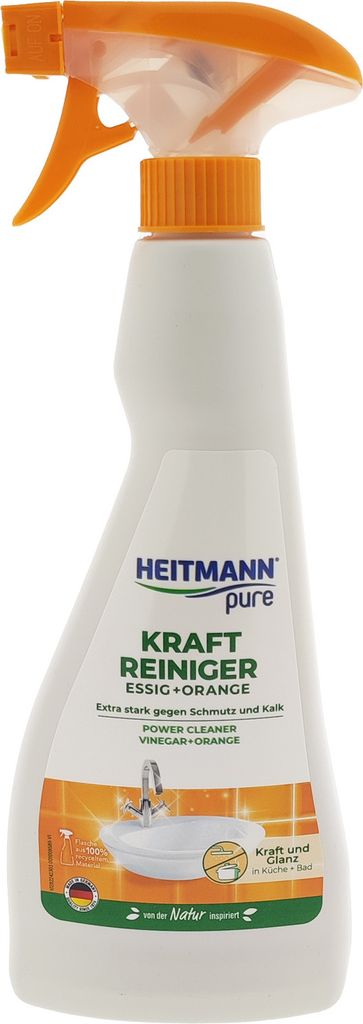 Heitmann, Pure Kraftreiniger Essig + Orange, 500 ml Produktbild 