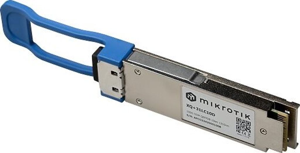 Moduł optyczny MikroTik XQ+31LC10D QSFP28, SM, 10 km, 100 Zdjęcie produktu 