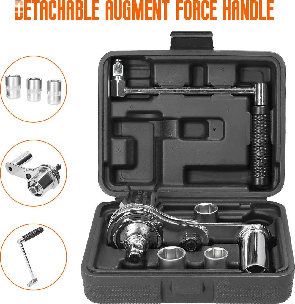 Clé Multiplicateur de Couple 1/2'' 680Nm pour Ecrou de Roue de Voiture