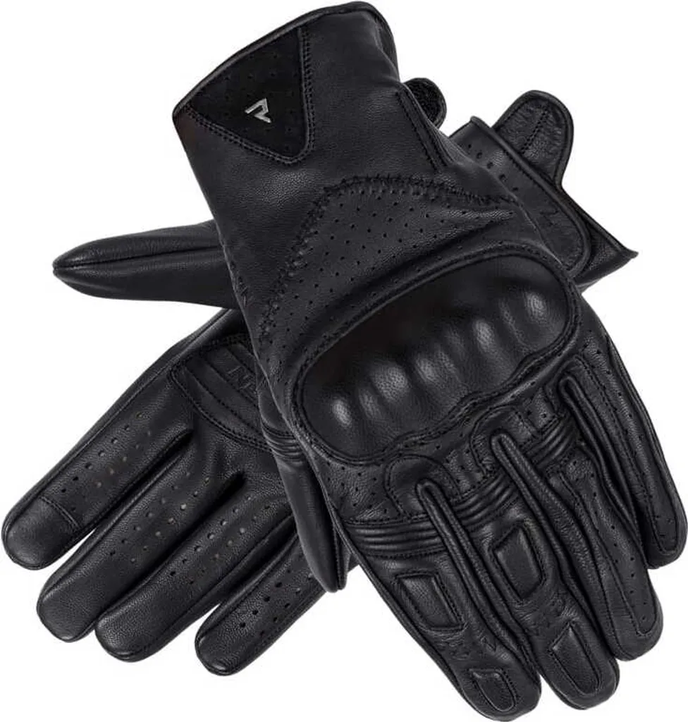Gants Moto Anti-Chaleur Rebelhorn Thug II Cuir Noir 3XL