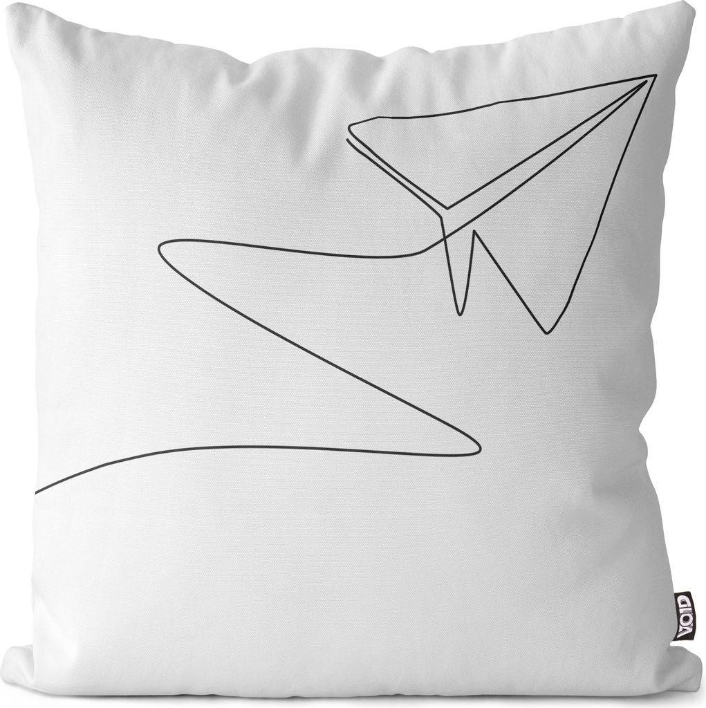 VOID Origami Grafik Flieger Kissenbezug Kissenhülle sofa couch wohnzimmer dekoration wasserfest Outdoor Kissen bezug deko