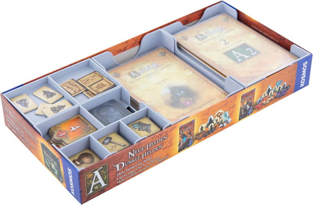 LEVA-ALGE-3D - Organizer für Die Legenden von Andor: Die Verschollenen Legenden - Alte Geister