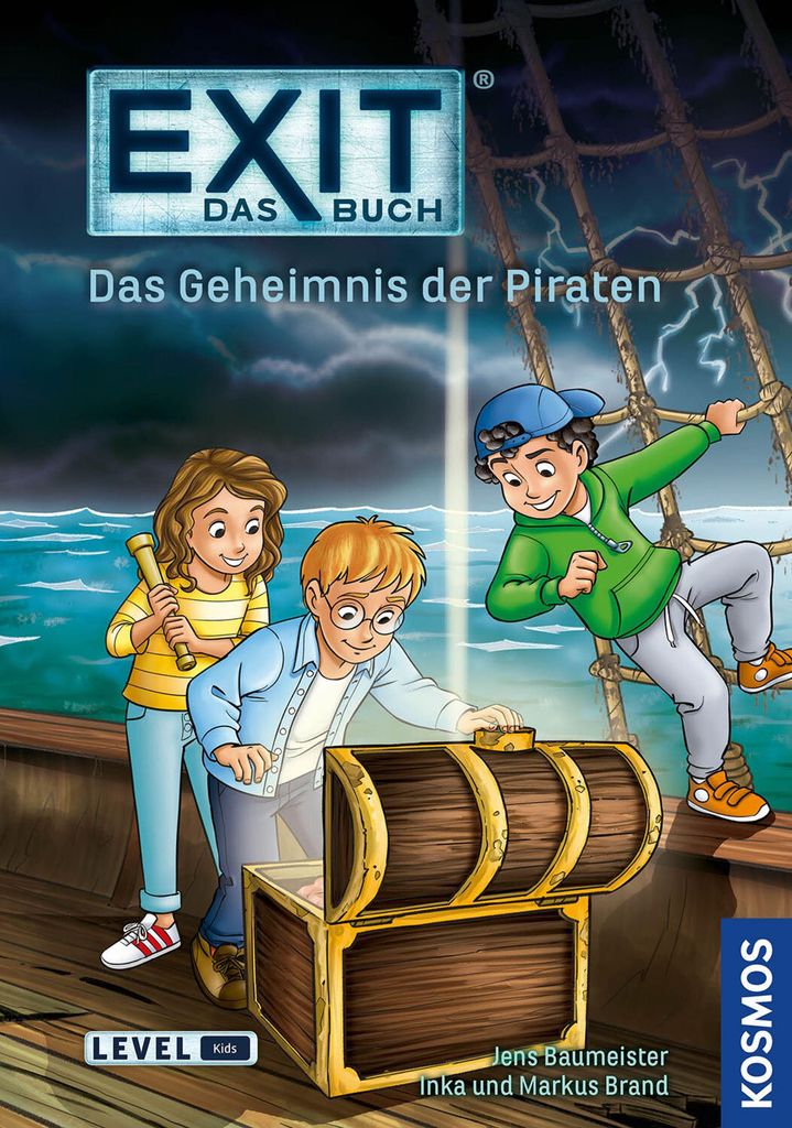 Kosmos EXIT - Das Buch: Das Geheimnis der Piraten, Niederländisch, Taschenbuch, 144 Seiten