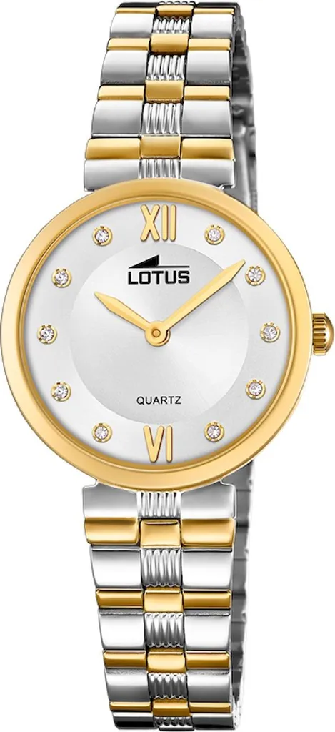Montre Femme Lotus Bliss Idéale pour Soirée et Travail Design Bicolore