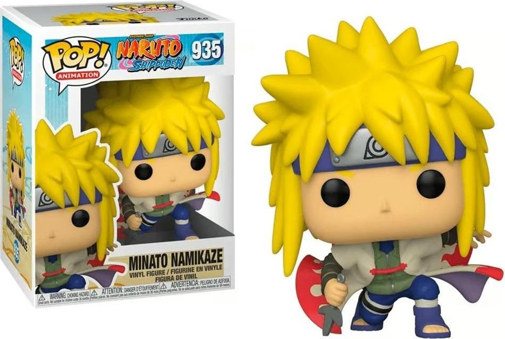 FUNKO POP! Minato Namikaze, Figurka kolekcjonerska, Anime i Zdjęcie produktu 