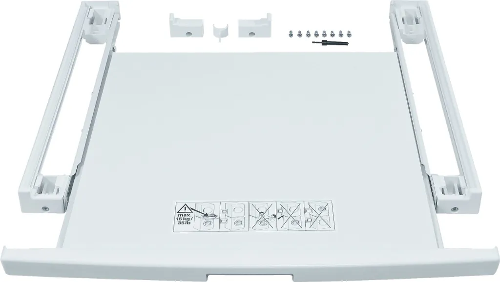 Optimisation Espace Buanderie : Kit Superposition Siemens WZ20400 Robuste