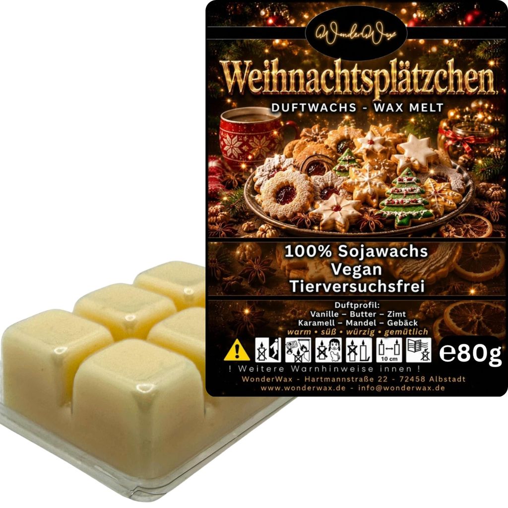 WonderWax Duftwachs Wax Melts für Duftlampe, 6 Würfel Produktbild 