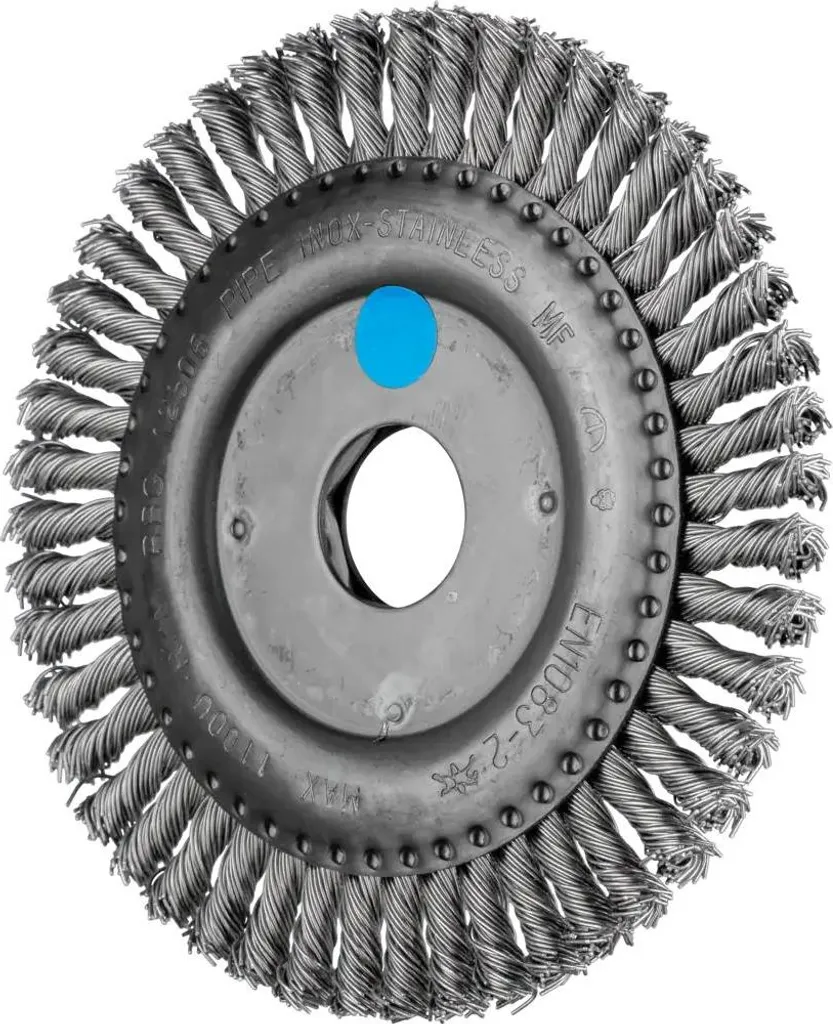 Spazzola rotonda RBG 12506 D.125mm Spessore del filo 0,5mm VA 6mm PFERD