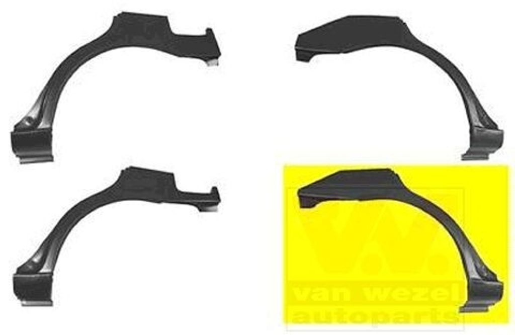 VAN WEZEL Seitenwand Reparaturblech für HYUNDAI ACCENT II (LC)