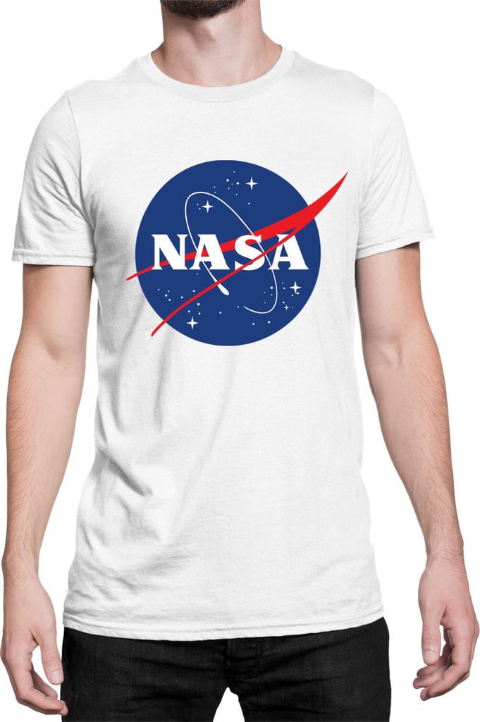 Herren T-Shirt Nasa Space Theme Nasa 011, Man 4XL / Weiß
