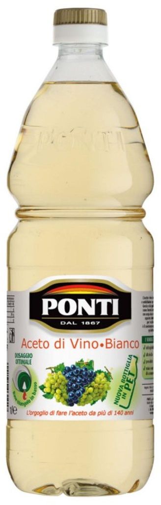 Vinaigre de vin blanc Ponti, 1 litre Image du produit 