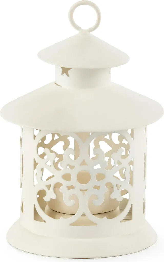 Lanterne Fer Blanc Excelsa Collection Nordic Christmas Durable 25cm