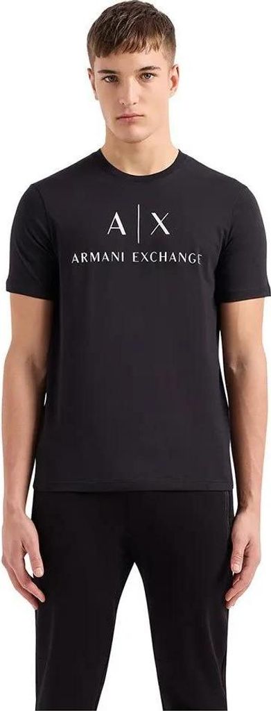 Armani Exchange 8nztcj Kurzarm-t-shirt Schwarz M Herren Schwarz M