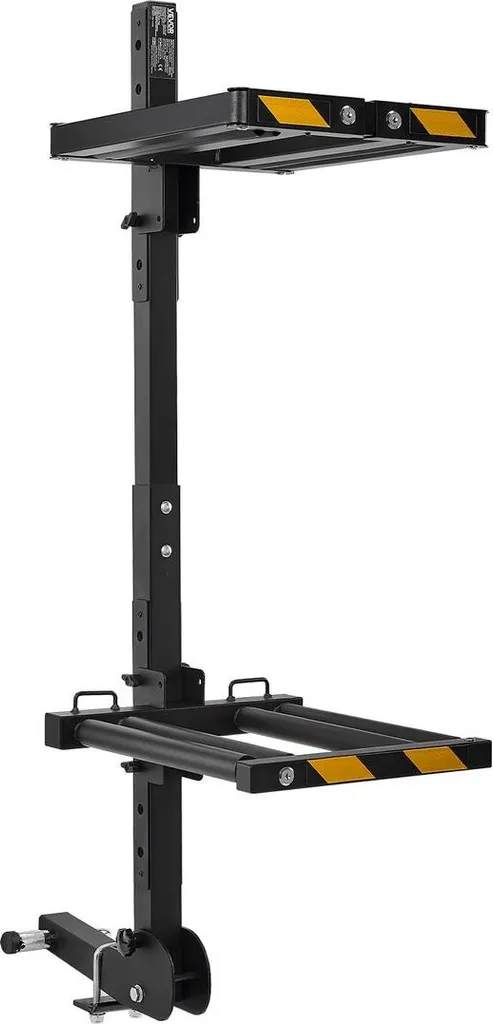 Porte-skis 6 paires réglable et pliable pour attelage de 50 mm