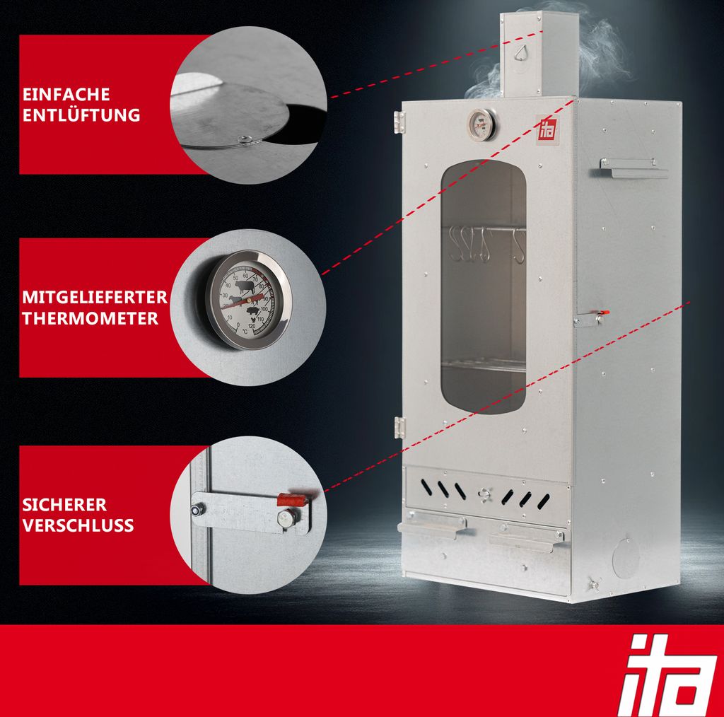 Räucherofen 7012 + Rauchgenerator Produktbild 5