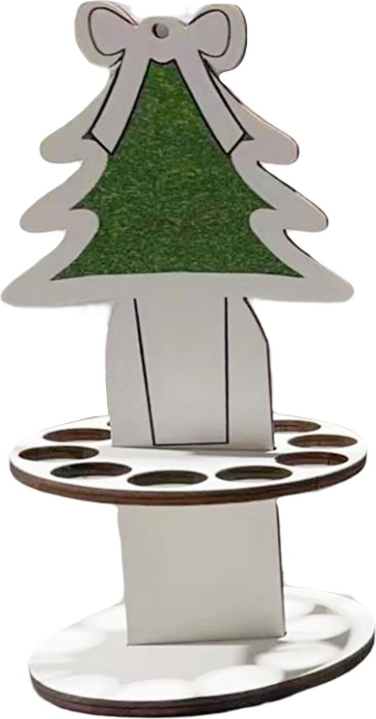 Weihnachtsverzierung mit 10 Löchern Cartoon Design einzigartiger Geldhalter Dekoration Festival Party Accessoires für Zuhause-Weihnachtsbaum