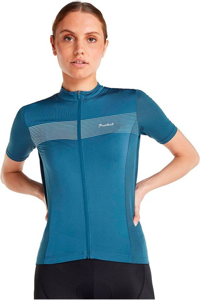 Protest Chestnut Kurzarm-radtrikot Blau XS Frau Blau XS