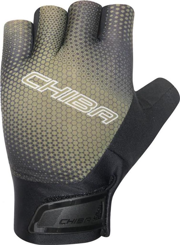 CHIBA Ergo Superlight - Radhandschuhe S olive, atmungsaktiv mit Gelpolsterung