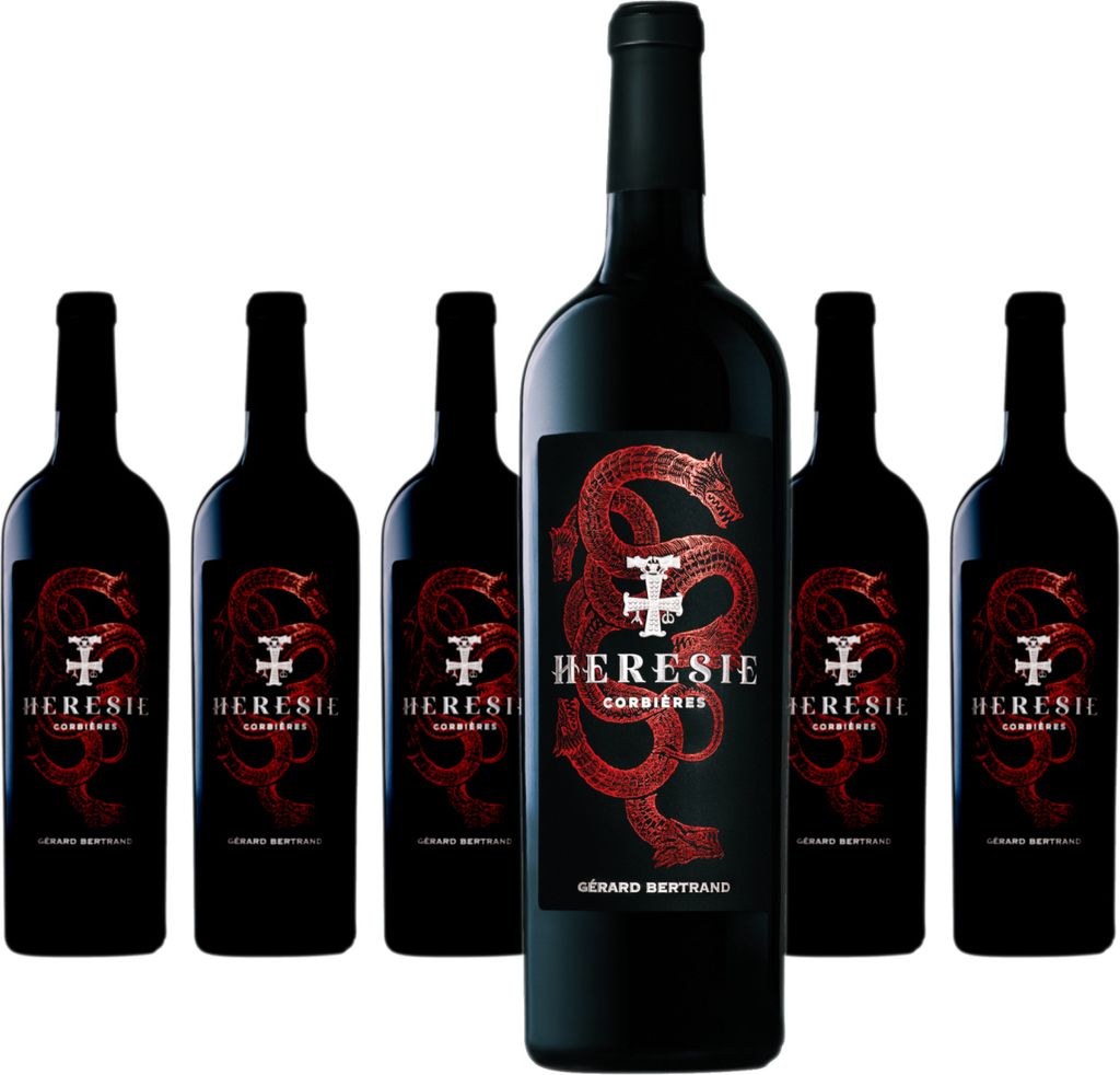 6 x Gérard Bertrand Héresie Rouge Produktbild 