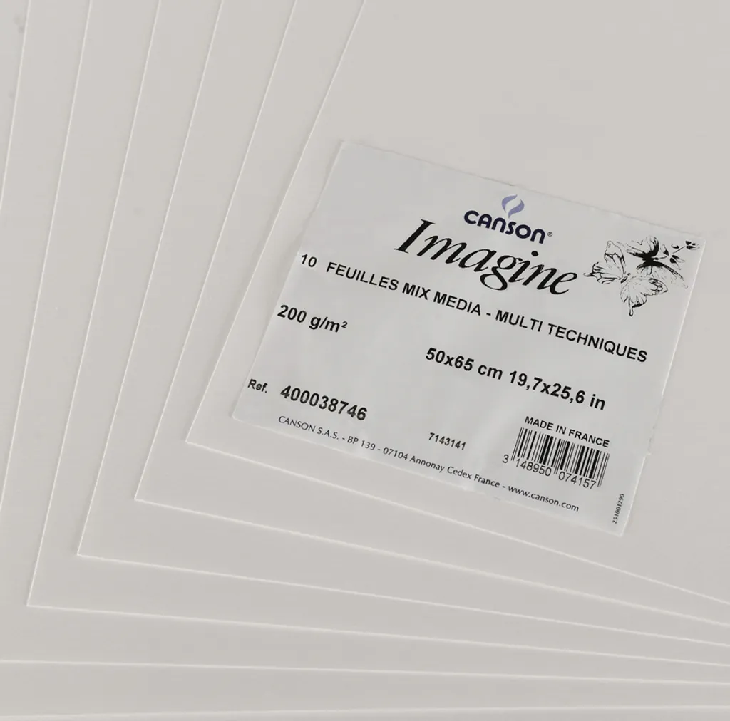 Papier Dessin Canson Imagine 200g : Évitez les Déchireures au Gommage