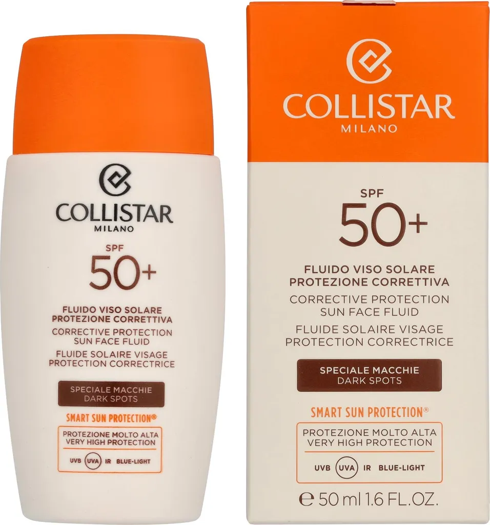 Fluide Solaire 50+ Collistar Corrective Protection : Protection et Teint