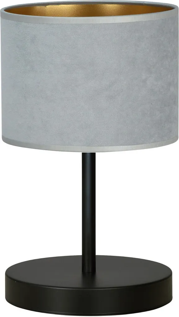 Veilleuse Hilde LN1 Grise 60W E27 - Lampe de Table au Style Épuré