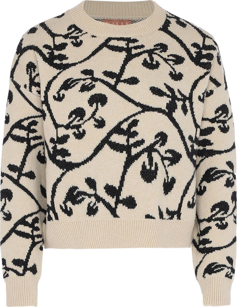 NALLY damen pullover - wollweiss, XL/XXL