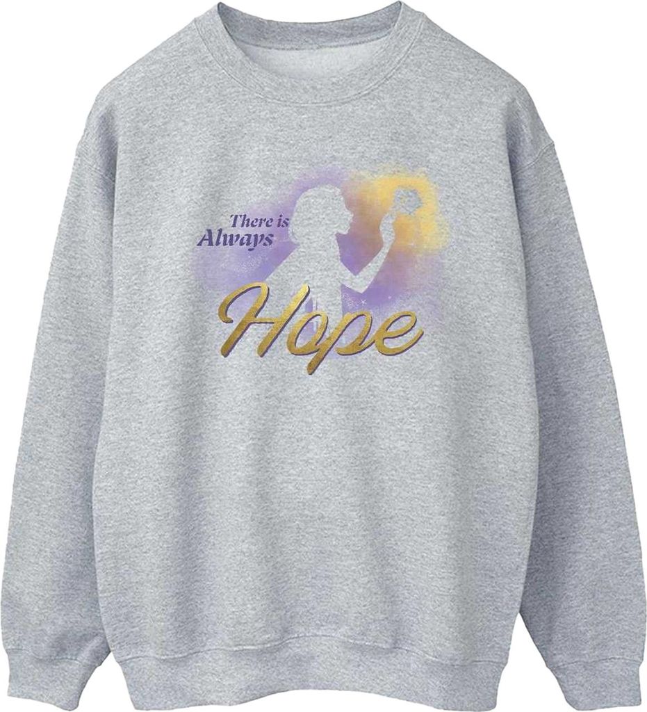 Wish - "There Is Always Hope" Sweatshirt für Herren BI55875 (XXL) (Sportgrau)