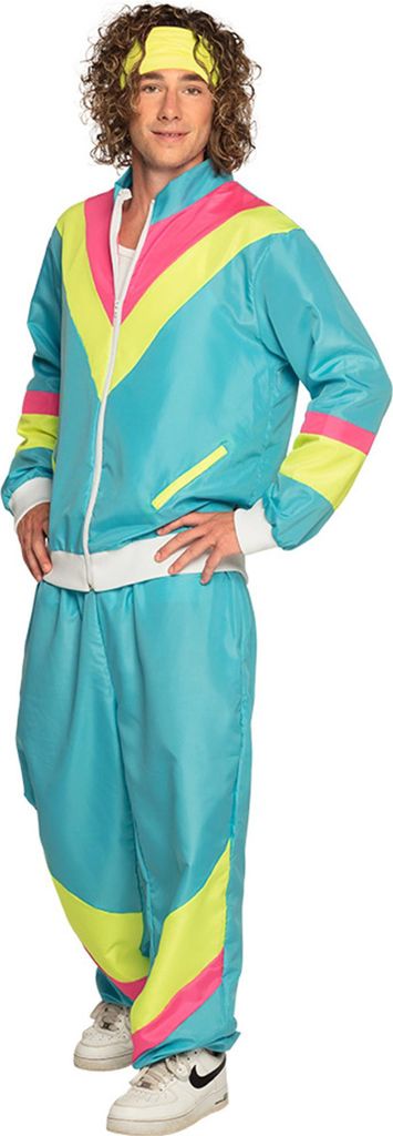 Boland Retro-Trainingsanzug Männer Polyester Blau Größe S