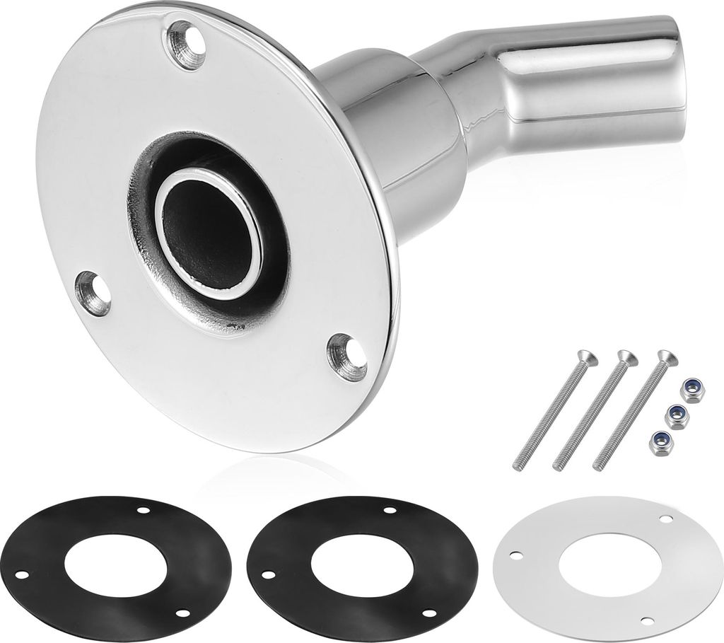 Durchgehende Rumpfauspuffhaut Fitting für 24mm 0.94 Zoll Rohrrohr