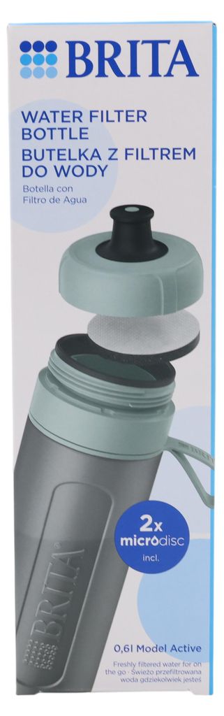 Brita Active green 2-disc filter bottle Zdjęcie produktu 