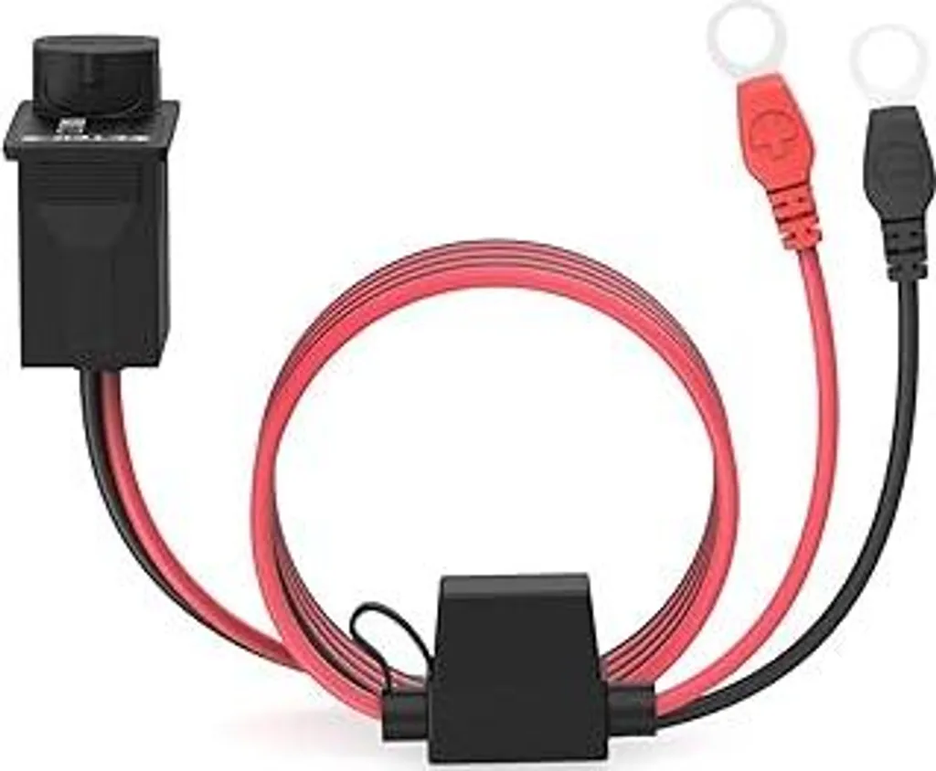 Pannello indicatore CTEK 1,5 M, indicatore a LED per la visualizzazione dello stato di carica della batteria, indica quando è il momento di caricarla, per tutte le batterie al piombo-acido da 12 V per auto, moto e altro