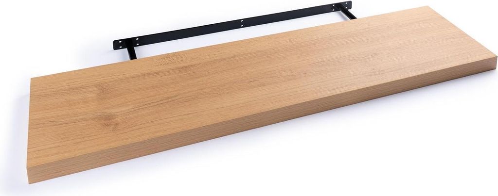 Wandboard - 100 x 23,5 cm - Wildeichedekor - MDF - PVC Produktbild 
