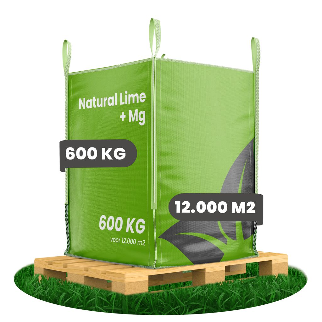 Kalkdünger mit Magnesium (Big Bag 600 kg – für 12.000 m2)