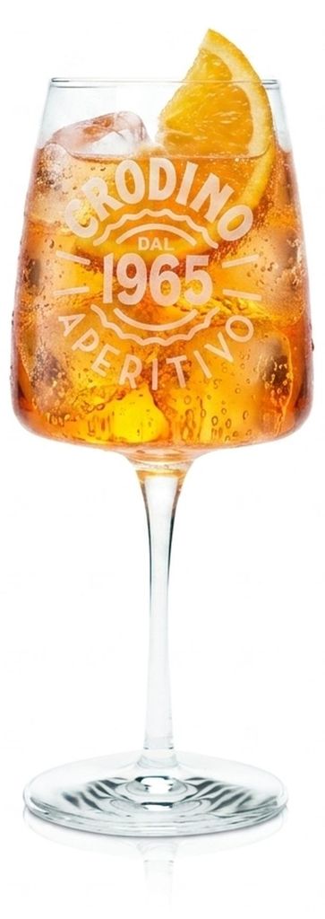 Crodino Aperitivo Glas 48cl Weinglas 1965 Cocktail Gläser Produktbild 
