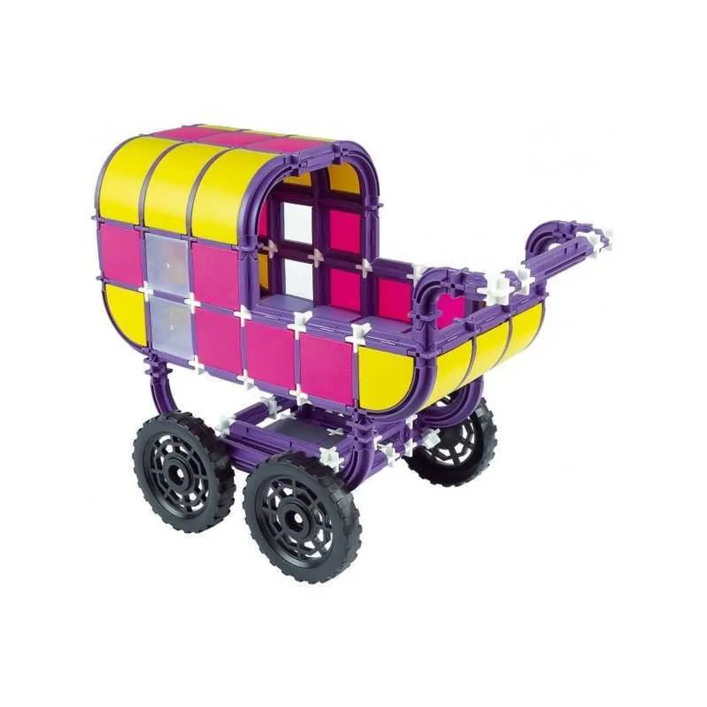Poussette de construction Famille Modulable : Briques de Qualité Supérieure