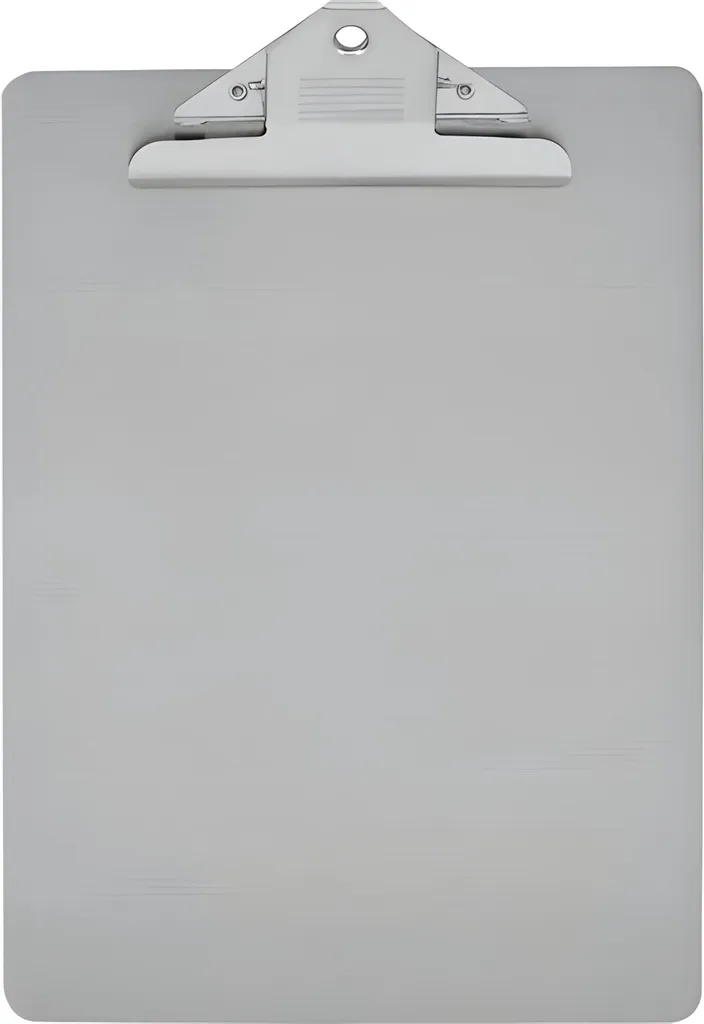 Planchette à pince A4 inox MAULsteel avec ressort haute pression