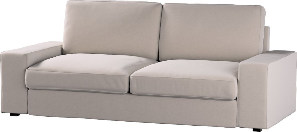 Dekoria Bezug für Kivik 3-er Bettsofa, beige, Kivik 3-er Bettsofabezug