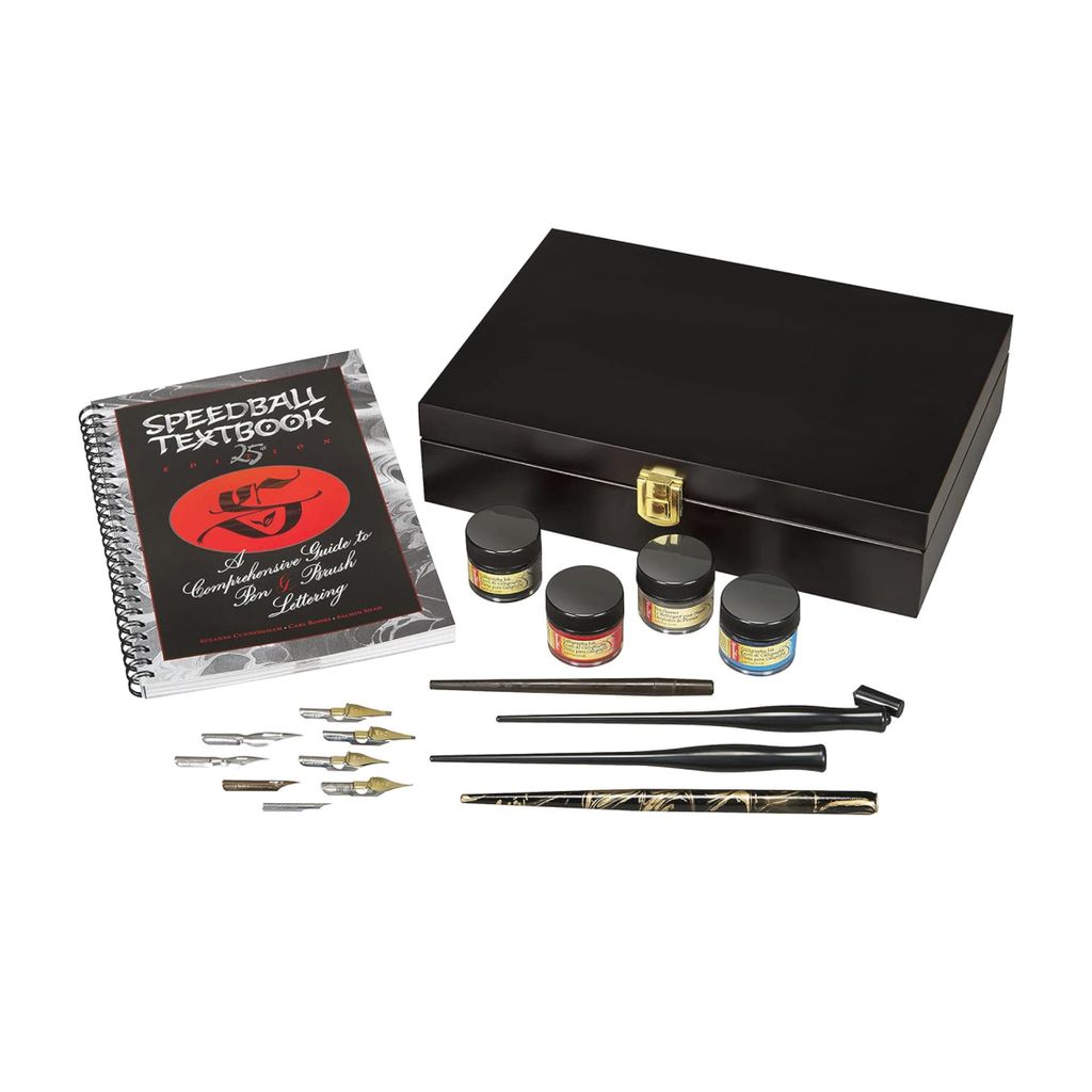 Speedball Calligraphy Collector Set – Tinte und Zubehör für die Kalligraphie