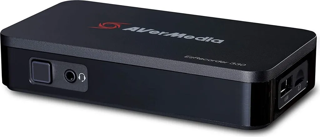 Boîtier de Capture Vidéo Autonome AVerMedia EzRecorder 330 Noir