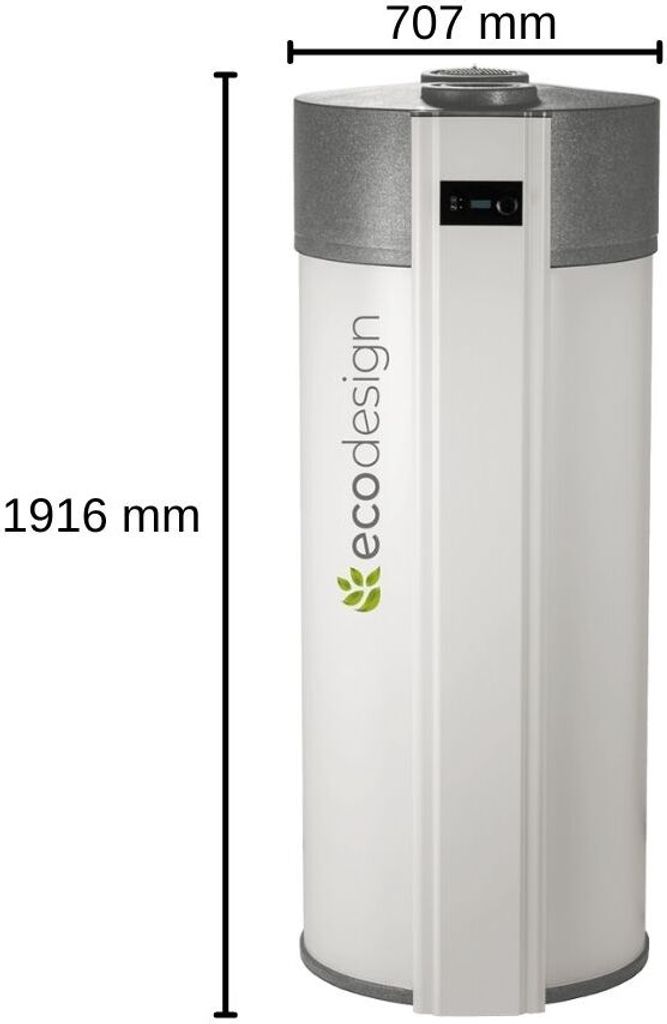 Ecodesign Warmwasserwärmepumpe ED 400 395 L Brauchwasser Wärmepumpe Heizung