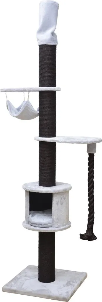 Arbre à chat stable et robuste Chester gris clair Europet Bernina