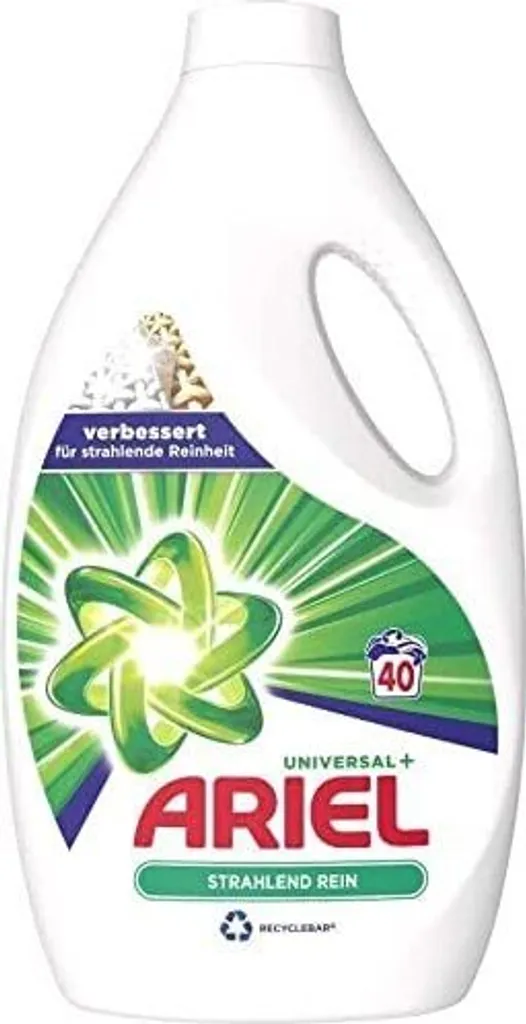 Ariel Lessive Liquide Formule Éclatante 40 Lavages Flacon Familial 2.2L