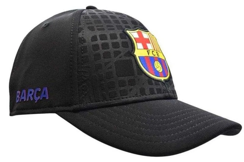 Casquette Enfant FC Barcelone Noire PP10873 - Taille Réglable Antiglisse