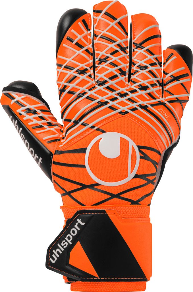 uhlsport Torwarthandschuhe uhlsport Super Resist+ HN Children 1011342_02 fluo orange/weiß/schwarz 3.5