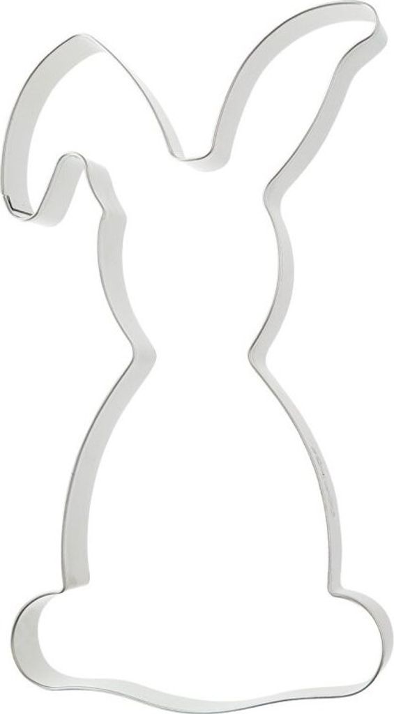 Ausstecher/Backrahmen Hase Knickohr, 19,6x11,1x2,6 cm Produktbild 