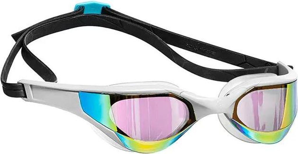 Madwave Razor Rainbow Schwimmbrille Mit Spiegelglas Durchsichtig Herren,Damen Durchsichtig One Size